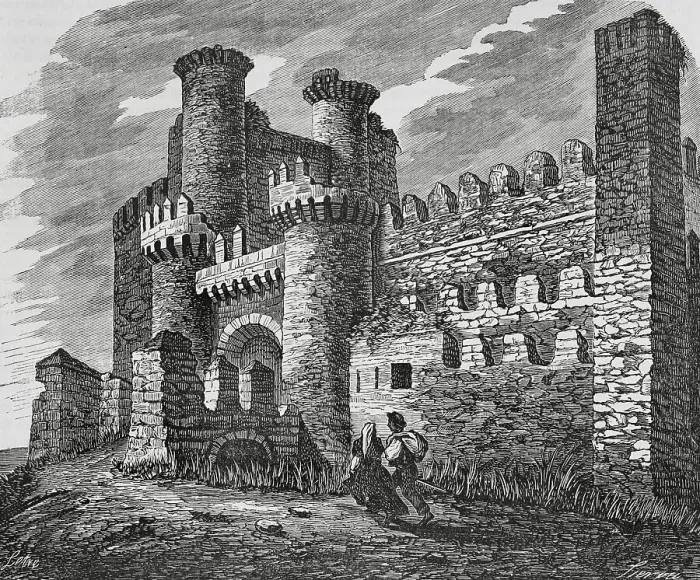 Framed Print : Spain, province of Leon. Castle of Ponferrada Framed Print : Spain, province of Leon. Castle of Ponferrada