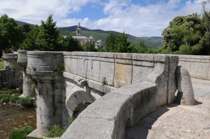 Framed Print : Spain. Rascafria. Bridge of Forgiveness. Built in 1302 to by Framed Print : Spain. Rascafria. Bridge of Forgiveness. Built in 1302 to by