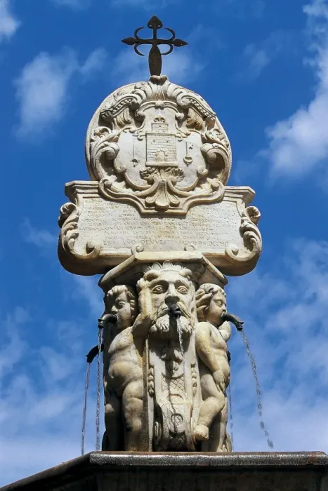Framed Print : Spain. Region of Murcia. Totana. Baroque fountain (1753) Framed Print : Spain. Region of Murcia. Totana. Baroque fountain (1753)