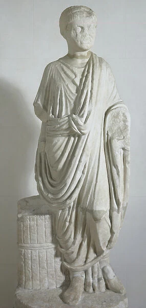 Spain. Roman statue of a togatus. 1st-2nd century AD. From
