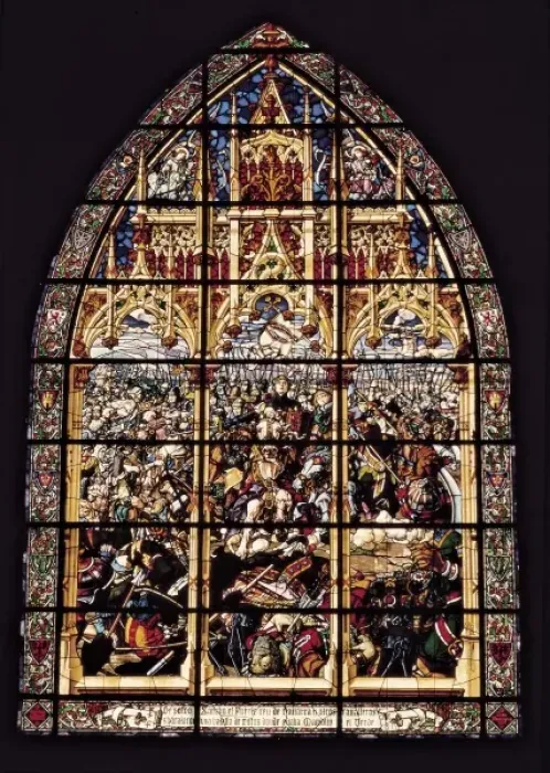 Framed Print : SPAIN. Roncevaux. Collegiate Church of Santa Framed Print : SPAIN. Roncevaux. Collegiate Church of Santa