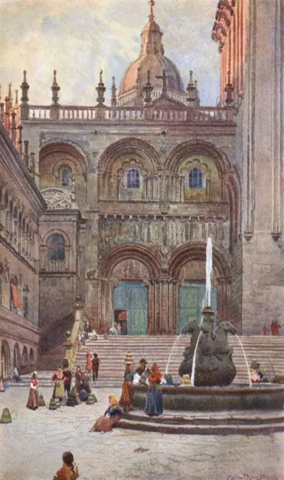 Framed Print : Spain  /  Santiago Compostel