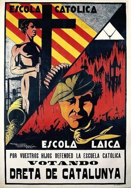 Spain. Second Republic (1936-1939). Poster of