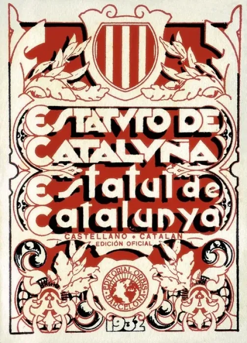 Framed Print : Spain. Second Republic. Statute of Catalonia Framed Print : Spain. Second Republic. Statute of Catalonia