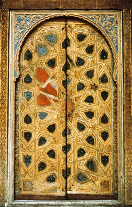 Framed Print : SPAIN. Sevilla. Royal Alcazars. Gate of the Patio de las Doncellas (Maids court), Framed Print : SPAIN. Sevilla. Royal Alcazars. Gate of the Patio de las Doncellas (Maids court),