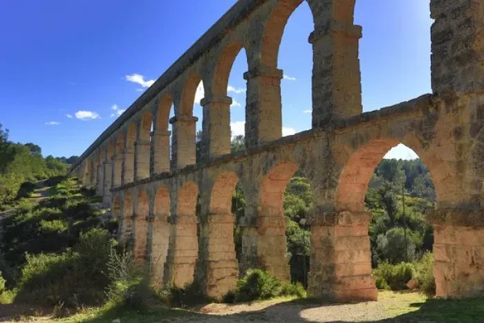 Framed Print : Spain. Tarragona. Roman aquaduct Framed Print : Spain. Tarragona. Roman aquaduct