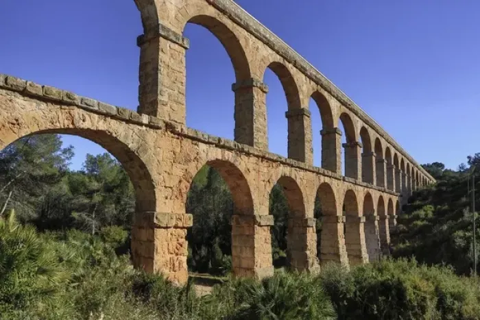 Framed Print : Spain. Tarragona. Roman aquaduct Framed Print : Spain. Tarragona. Roman aquaduct