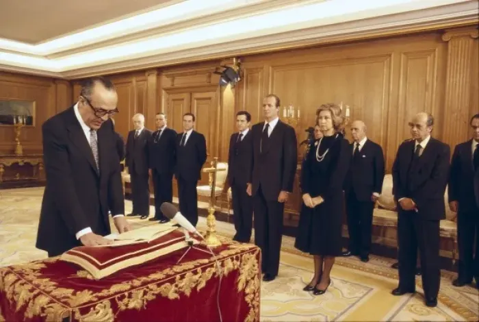 Framed Print : Spain. Transition to Democracy. Government of Framed Print : Spain. Transition to Democracy. Government of