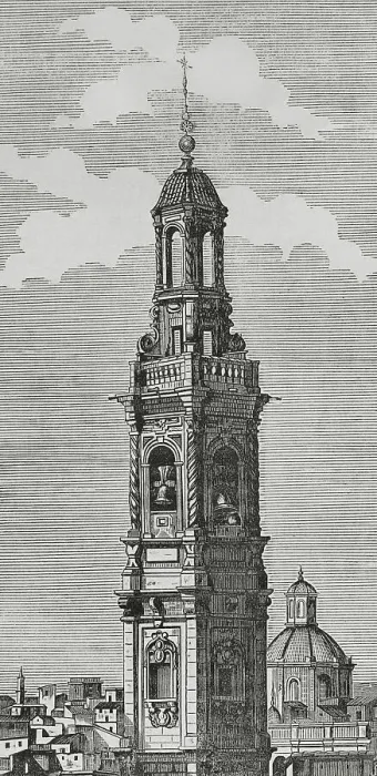 Framed Print : Spain, Valencia. Santa Catalina Tower