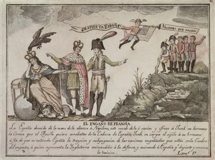 Framed Print : Spain. War of Independence (1808-1814). El enga Framed Print : Spain. War of Independence (1808-1814). El enga