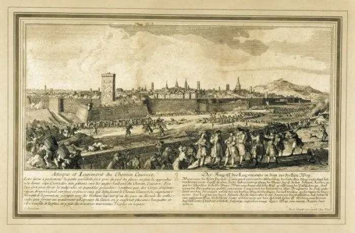 Framed Print : Spain. War of the Spanish Succession (1714) Framed Print : Spain. War of the Spanish Succession (1714)