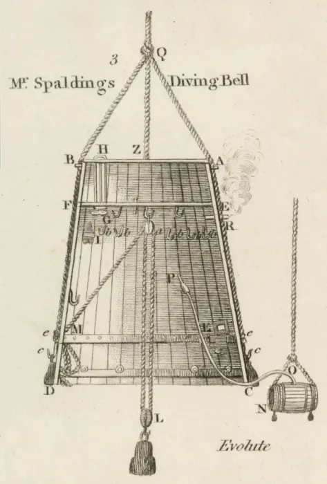 Framed Print : Spaldings bell cross section Framed Print : Spaldings bell cross section