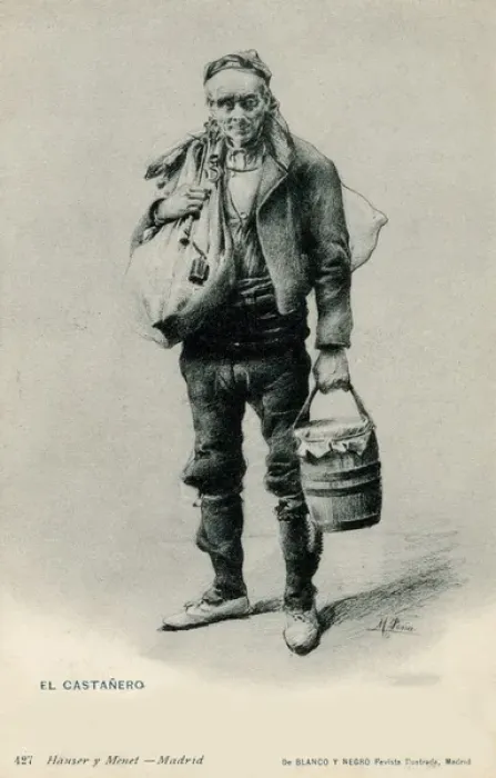 Framed Print : Spanish Chestnut Seller (Castanero) Framed Print : Spanish Chestnut Seller (Castanero)