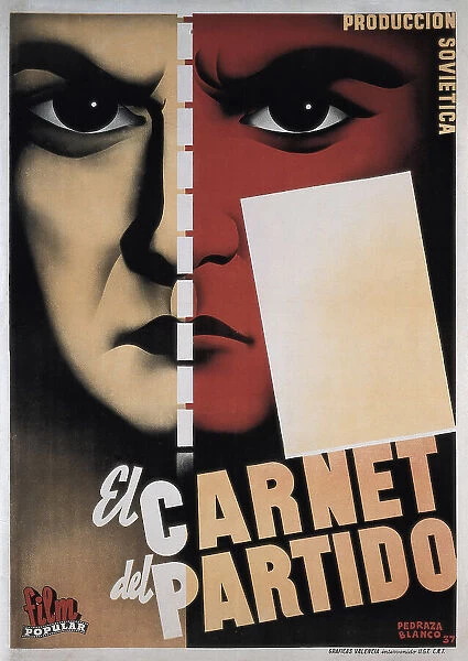 Spanish Civil War (1936-1939). Advertising poster
