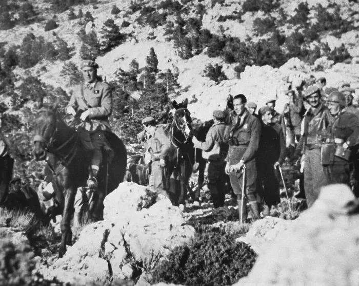 Framed Print : Spanish Civil War (1936-1939). Carlist requetes
