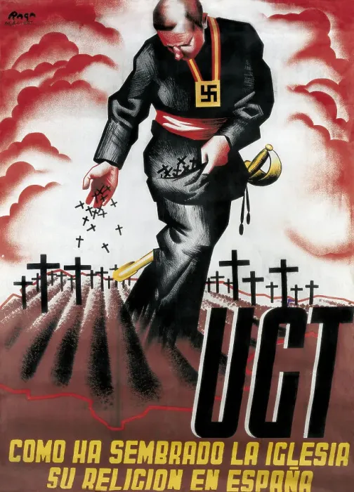 Framed Print : Spanish Civil War (1936-1939). Como ha sembrado Framed Print : Spanish Civil War (1936-1939). Como ha sembrado