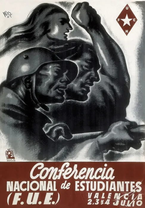 Framed Print : Spanish Civil War (1936-1939). Conferencia Nacional Framed Print : Spanish Civil War (1936-1939). Conferencia Nacional