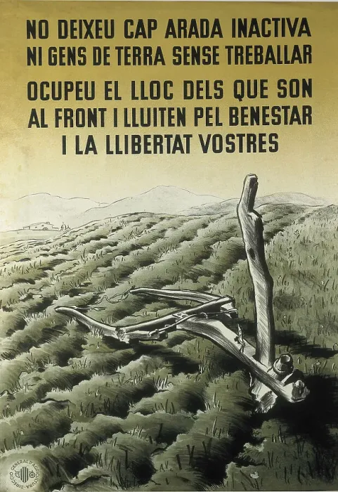 Framed Print : Spanish Civil War (1936-1939). No deixeu cap Framed Print : Spanish Civil War (1936-1939). No deixeu cap