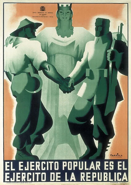 Spanish Civil War (1936-1939). El Ejercito Popular