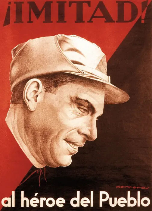 Framed Print : Spanish Civil War (1936-1939). Imitad al heroe Framed Print : Spanish Civil War (1936-1939). Imitad al heroe