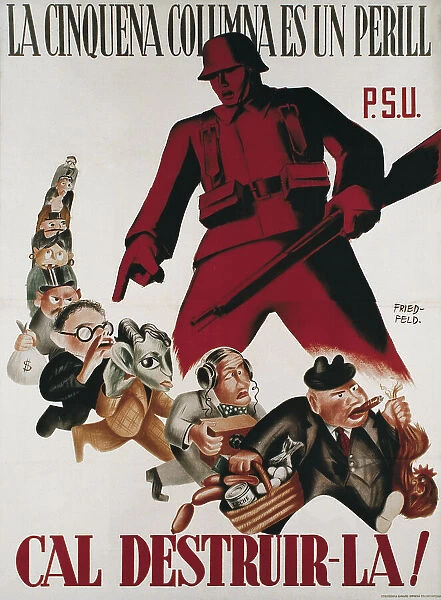 Spanish Civil War (1936-1939). La cinquena columna