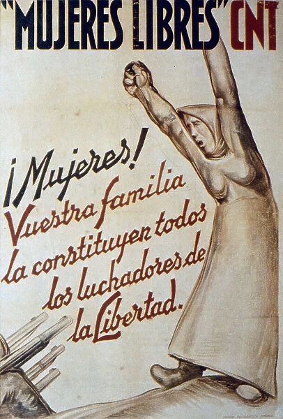 Spanish Civil War (1936-1939). Mujeres libres