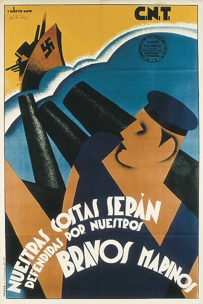 Spanish Civil War (1936-1939). Nuestras costas