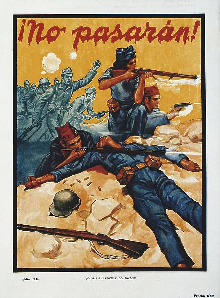 Spanish Civil War (1936-1939) No pasaran!