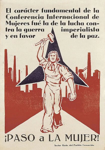 Spanish Civil War (1936-1939). Paso a la Mujer!