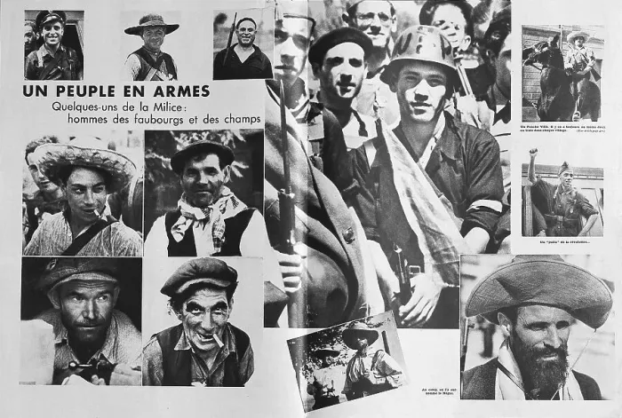 Framed Print : Spanish Civil War (1936-1939). People in Arms Framed Print : Spanish Civil War (1936-1939). People in Arms