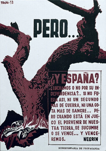 Spanish Civil War (1936-1939). Pero Y Espana?