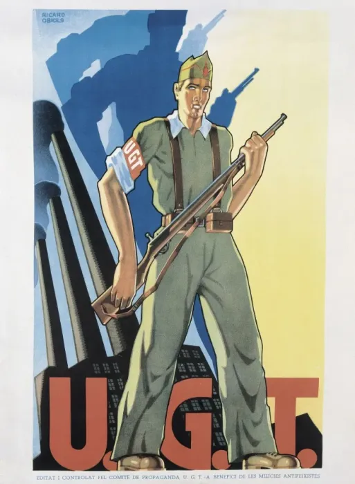 Framed Print : Spanish Civil War (1936-1939). Poster of Framed Print : Spanish Civil War (1936-1939). Poster of