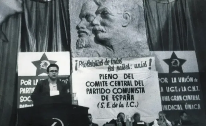 Framed Print : Spanish Civil War (1936-1939). Santiago Carrillo Framed Print : Spanish Civil War (1936-1939). Santiago Carrillo