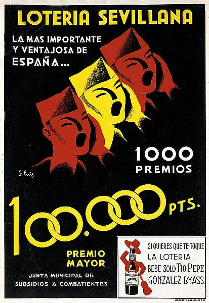Spanish Civil War (1936-1939). Sevillian lottery