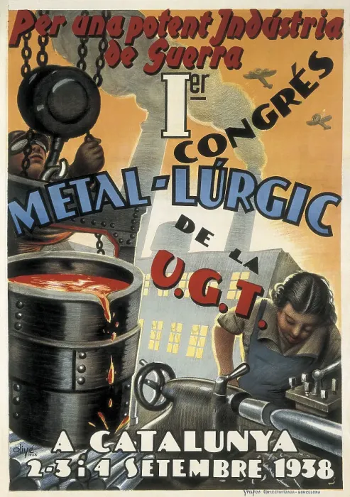 Framed Print : Spanish Civil War (1936-1939). Per a una potent Framed Print : Spanish Civil War (1936-1939). Per a una potent