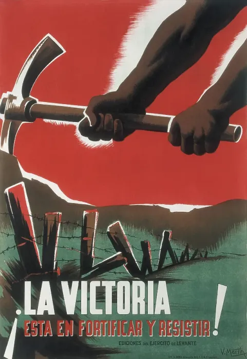 Framed Print : Spanish Civil War (1936-1939). Victory lies Framed Print : Spanish Civil War (1936-1939). Victory lies