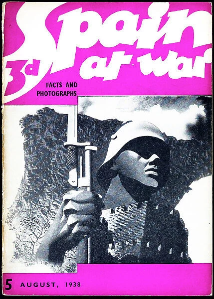 Spanish Civil War Pamphlet Cover Illustration