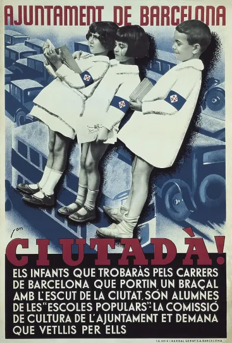 Framed Print : Spanish Civil War. Propaganda poster from Framed Print : Spanish Civil War. Propaganda poster from
