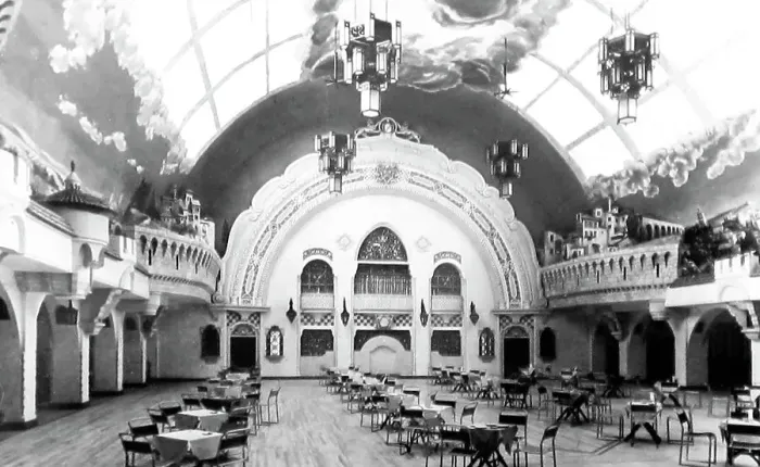 Framed Print : The Spanish Courtyard at Blackpool Winter Gardens Framed Print : The Spanish Courtyard at Blackpool Winter Gardens
