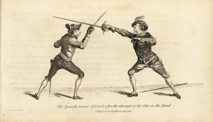 Framed Print : The Spanish Guard defeated after an attempt Framed Print : The Spanish Guard defeated after an attempt