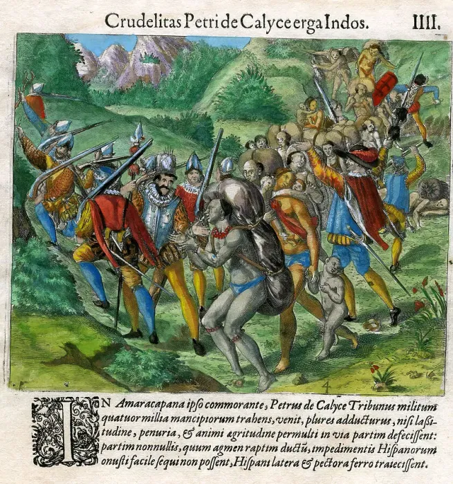 Framed Print : Spanish Invading Mexico Framed Print : Spanish Invading Mexico