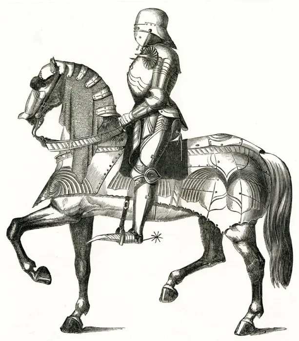 Framed Print : Spanish knight in armour