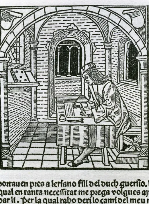 Framed Print : Spanish literature. Diego de San Pedro (ca. 1437-ca. 1498) Framed Print : Spanish literature. Diego de San Pedro (ca. 1437-ca. 1498)