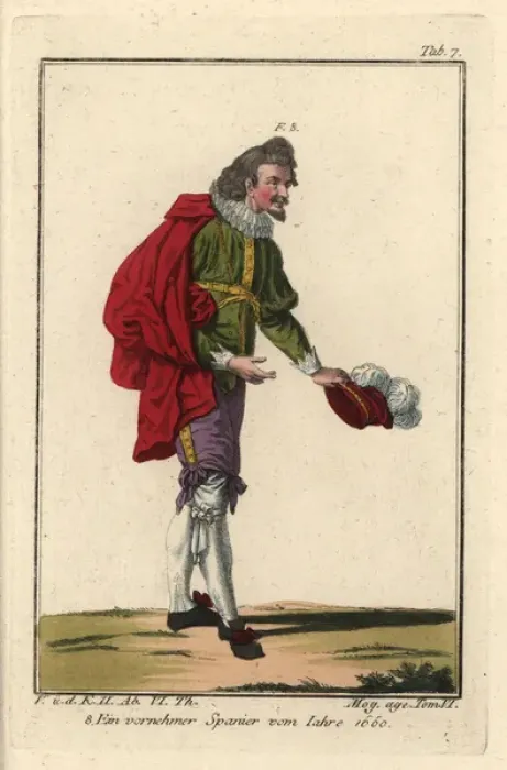 Framed Print : Spanish nobleman, 1660 Framed Print : Spanish nobleman, 1660