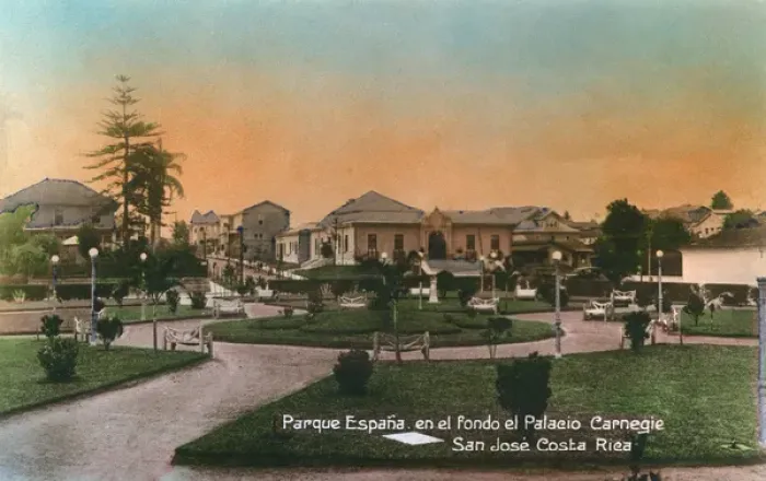Framed Print : Spanish Park and Carnegie Palace, Costa Rica Framed Print : Spanish Park and Carnegie Palace, Costa Rica