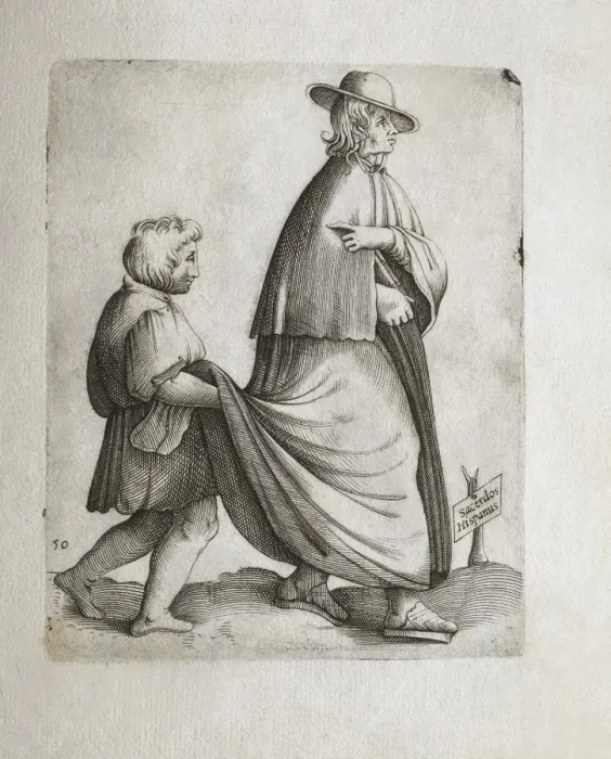 Framed Print : Spanish priest. From the work Omnium Fere Gentium Framed Print : Spanish priest. From the work Omnium Fere Gentium