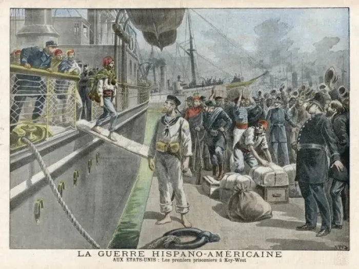 Framed Print : Spanish Prisoners Framed Print : Spanish Prisoners