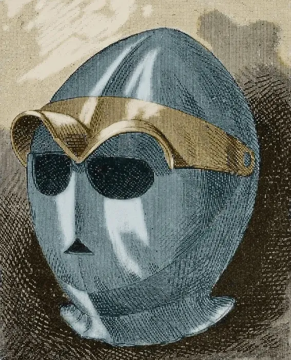 Framed Print : Spanish sallet. Engraving. Museo Militar, 1883 Framed Print : Spanish sallet. Engraving. Museo Militar, 1883