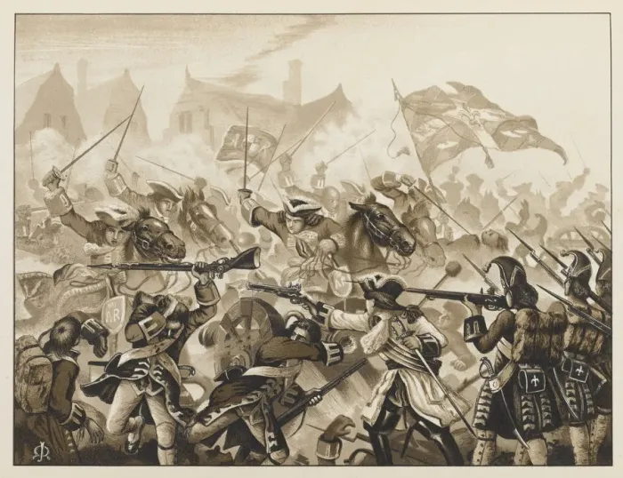 Framed Print : SPANISH. SUC. WAR / RAMILLES Framed Print : SPANISH. SUC. WAR / RAMILLES