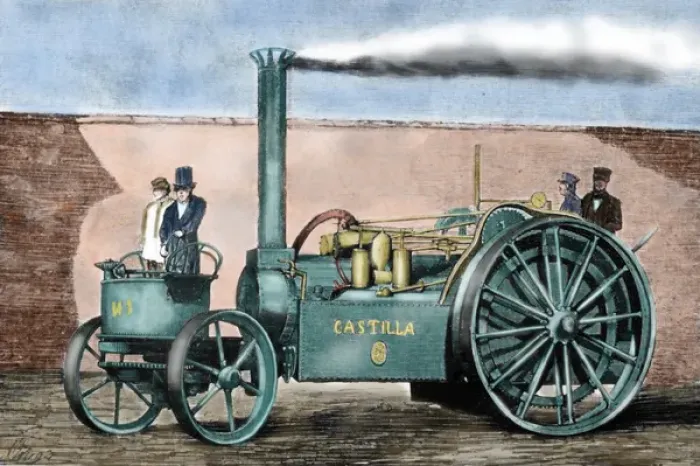 Framed Print : Spanish traction engine Castilla by Pedro de Ribera Framed Print : Spanish traction engine Castilla by Pedro de Ribera